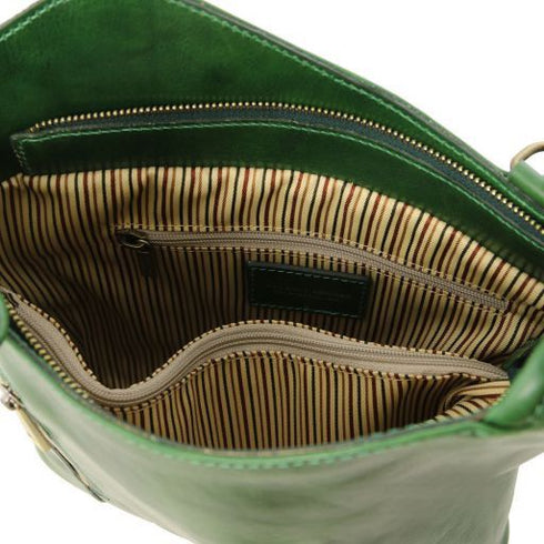 Patty - Leather convertible backpack shoulderbag